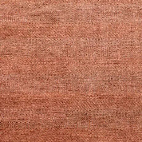 Wool And Silk Textured Rug Red, Black Veg Dye India (417×305)cm, red black textured rug, close-up detail 2