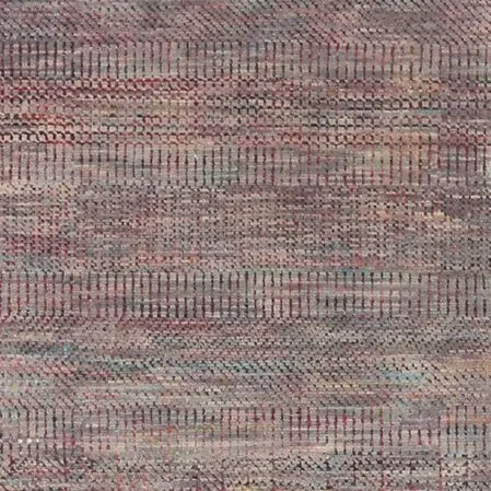 Spectrum Colours Rug Wool, Silk Texture India German Dye (274×172)cm, spectrum herringbone rug, close-up detail 1