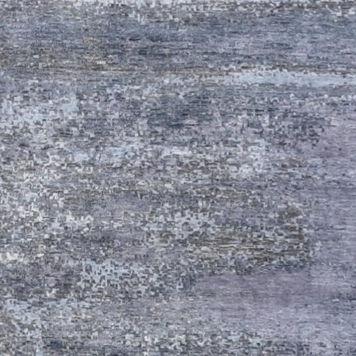 Hand Knotted Rug like StoneDesign NZ Wool & Bamboo Silk India (300×201)cm, stone design cream rug, close-up detail 2