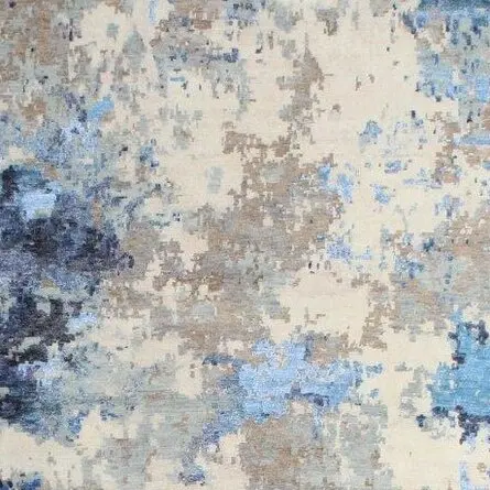 Sky Dance Rug, tibetan knot abstract rug, close-up detail 1