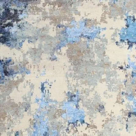 Sky Dance Rug, tibetan knot abstract rug, close-up detail 2