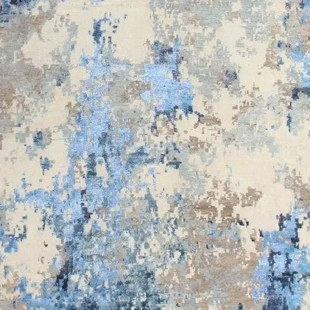 Sky Dance Rug, tibetan knot abstract rug, close-up detail 3