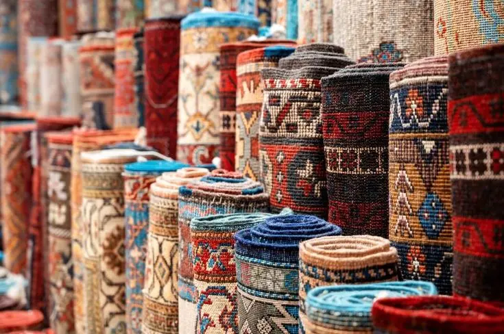 hand-knotted rug