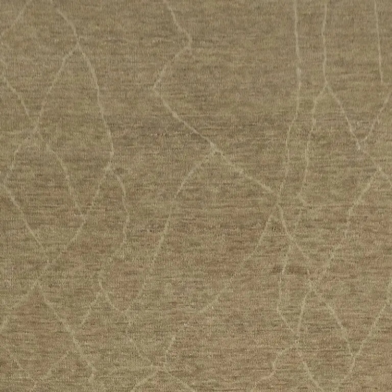 Rock, beige plain nz wool rug, close-up detail 1