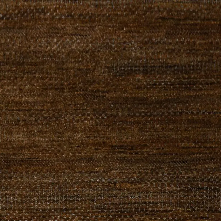 Grace Rug, brown bamboo silk wool rug, close-up detail 1