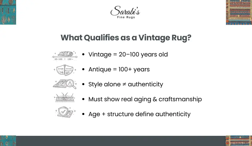 How Can You Identify an Authentic Vintage Rug?