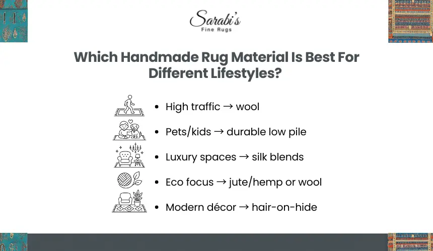 What Materials Are Commonly Used In Handmade Rugs?