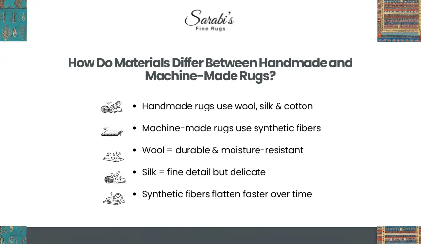 How Do Handmade Rugs Differ From Machine-Made Rugs?
