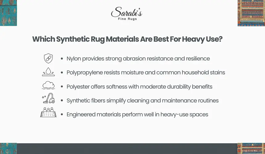What Are The Most Durable Rug Materials For High-Traffic Areas?