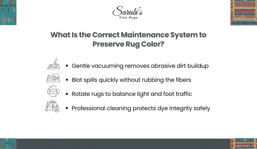How Do You Maintain the Color of a Handmade Rug?