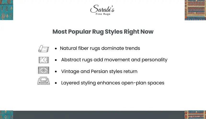 What Rug Styles Are Trending in Sydney Homes?
