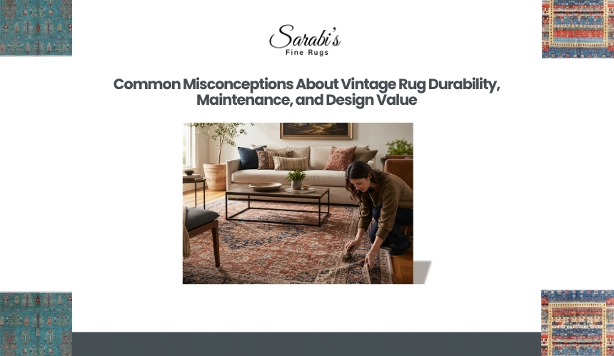 Common Misconceptions About Vintage Rug Durability, Maintenance, and Design Value
