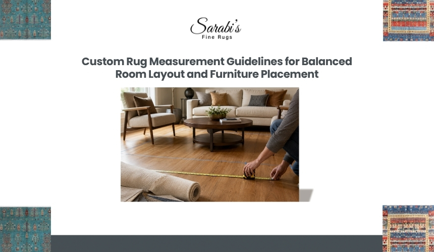 Custom Rug Measurement Guidelines for Balanced Room Layout and Furniture Placement