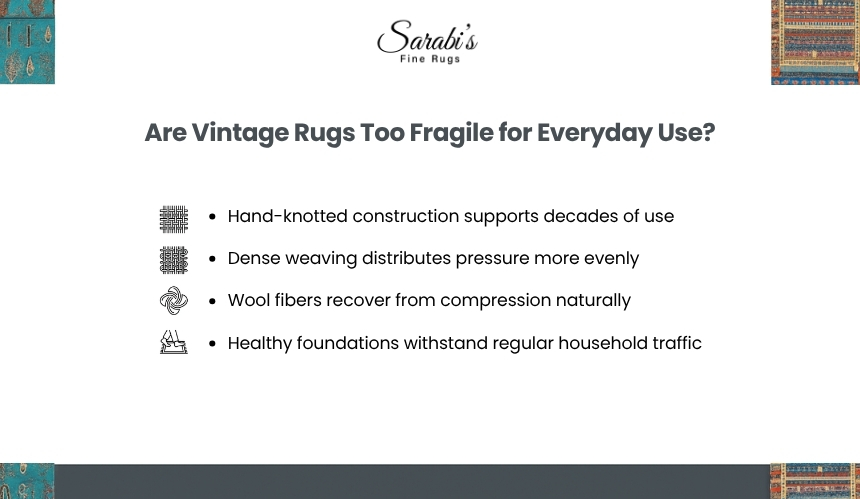 Common Misconceptions About Vintage Rug Durability, Maintenance, and Design Value