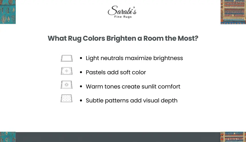 How Do You Choose Rug Colors That Brighten a Room?