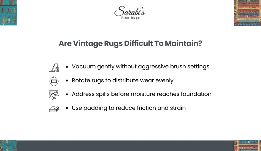 Common Misconceptions About Vintage Rug Durability, Maintenance, and Design Value