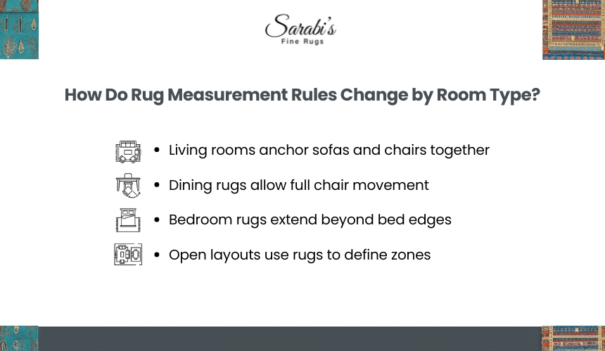 Custom Rug Measurement Guidelines for Balanced Room Layout and Furniture Placement