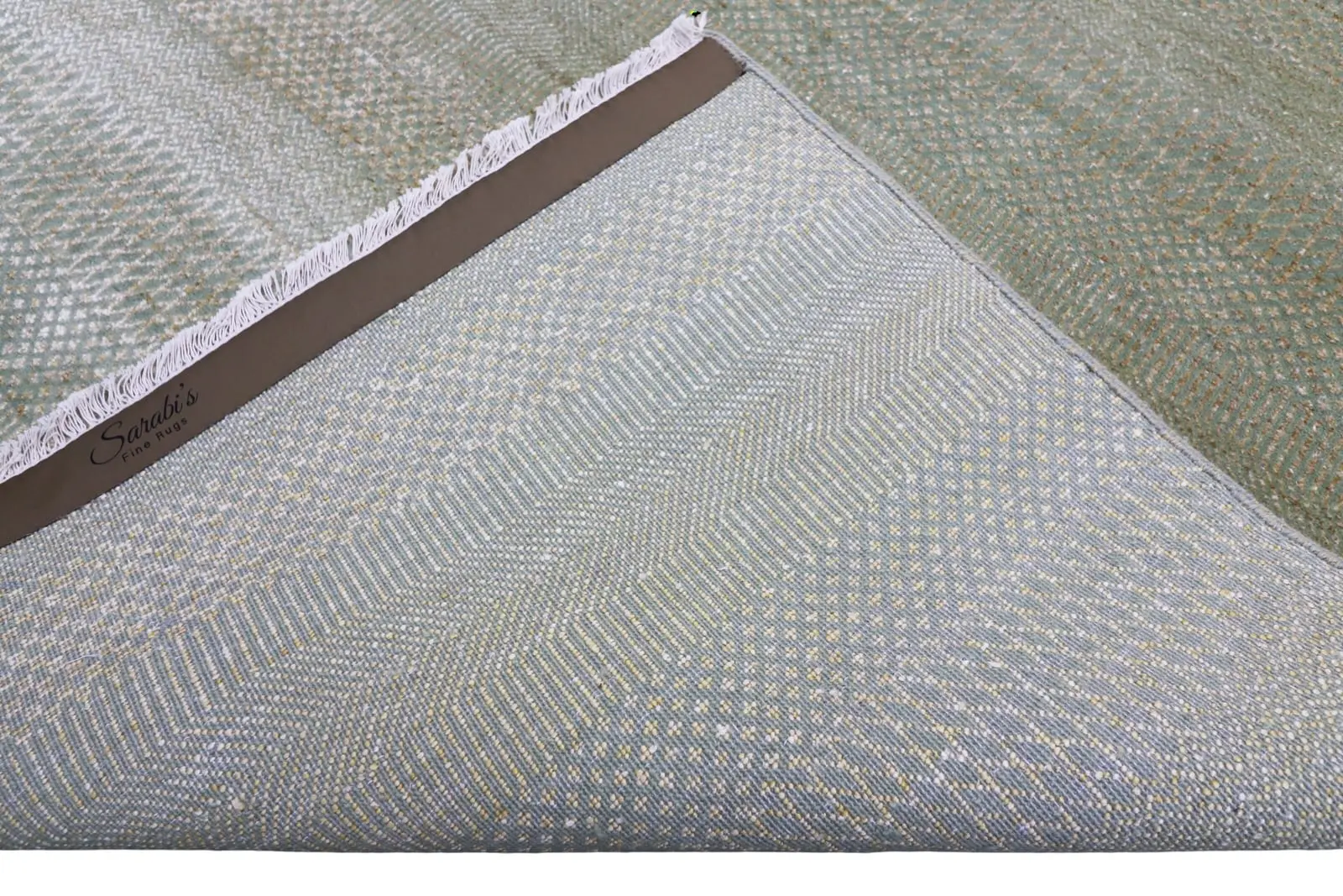 Olive Grove Rug, green and gold grass rug, 315 x 243 cm, photo 4