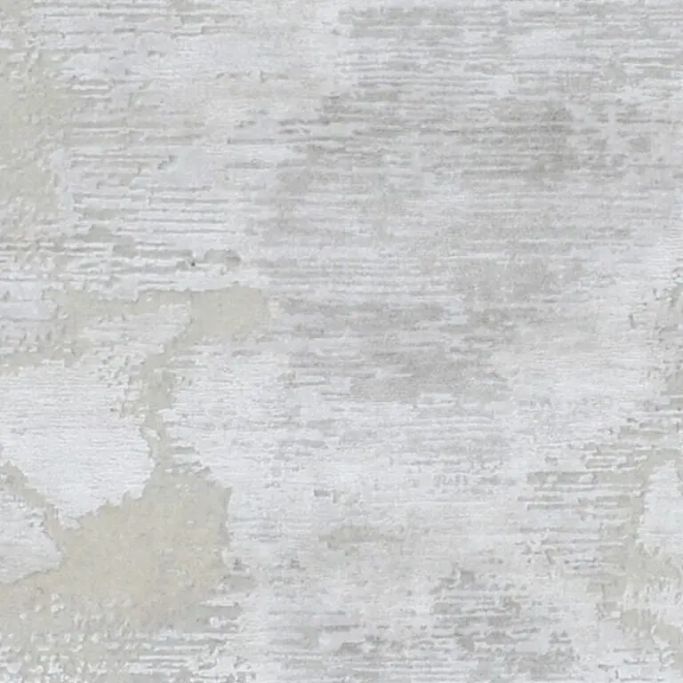 Morning Mist Rug, grey abstract rug, close-up of the hand knotted pile, detail 2