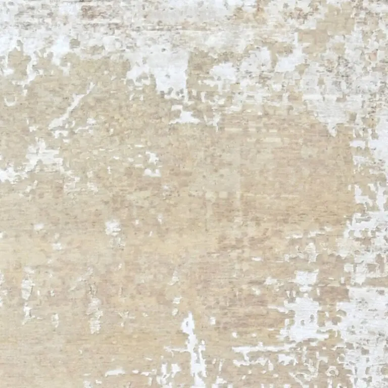 Ivory Sands Rug, ivory abstract rug, close-up of the hand knotted pile, detail 1