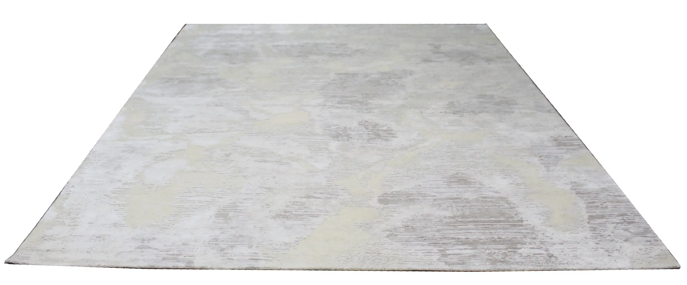 White Dove abstract rug RD-253, angled view